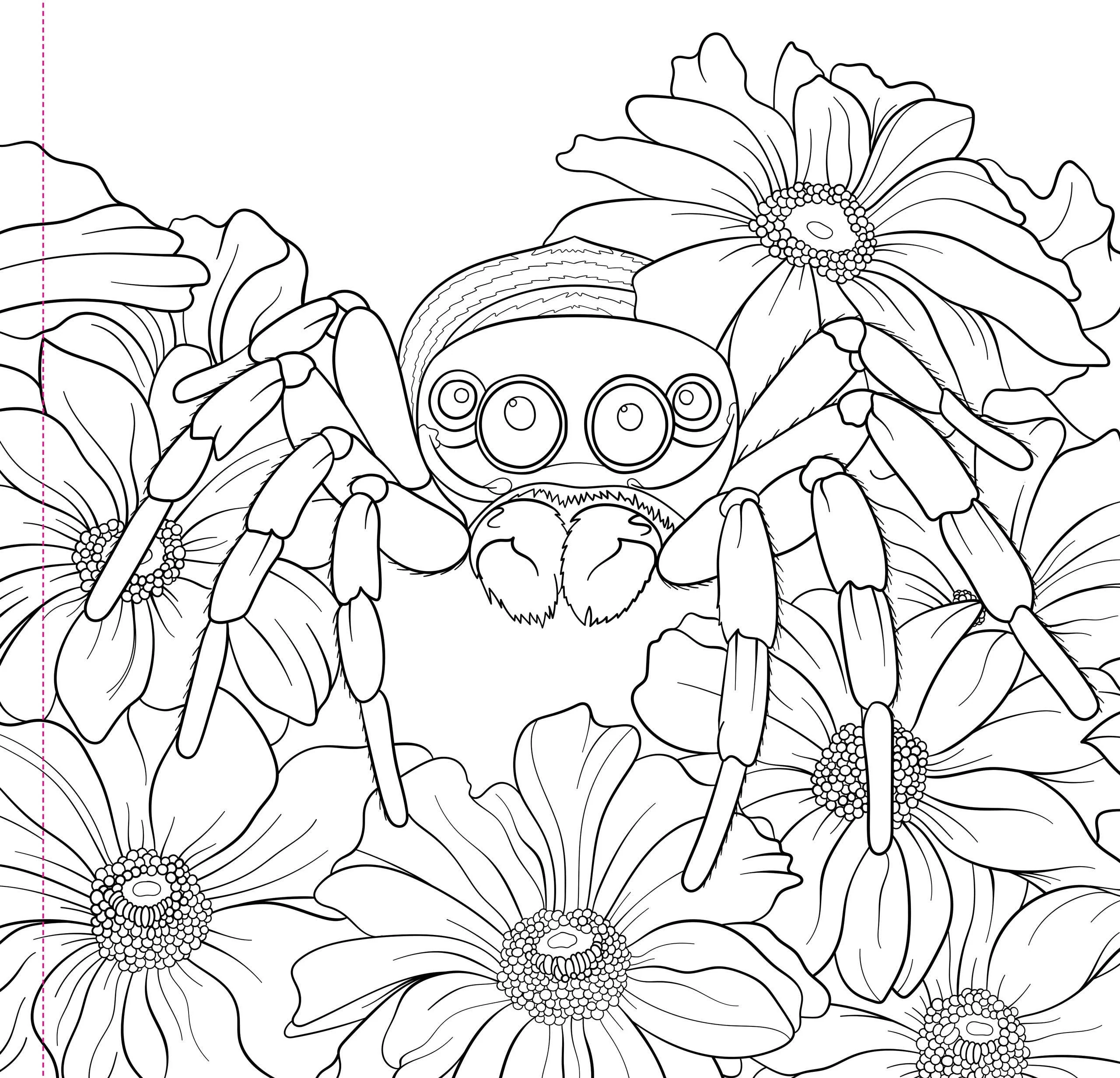 Goth Garden Adult Coloring Book - Image 2