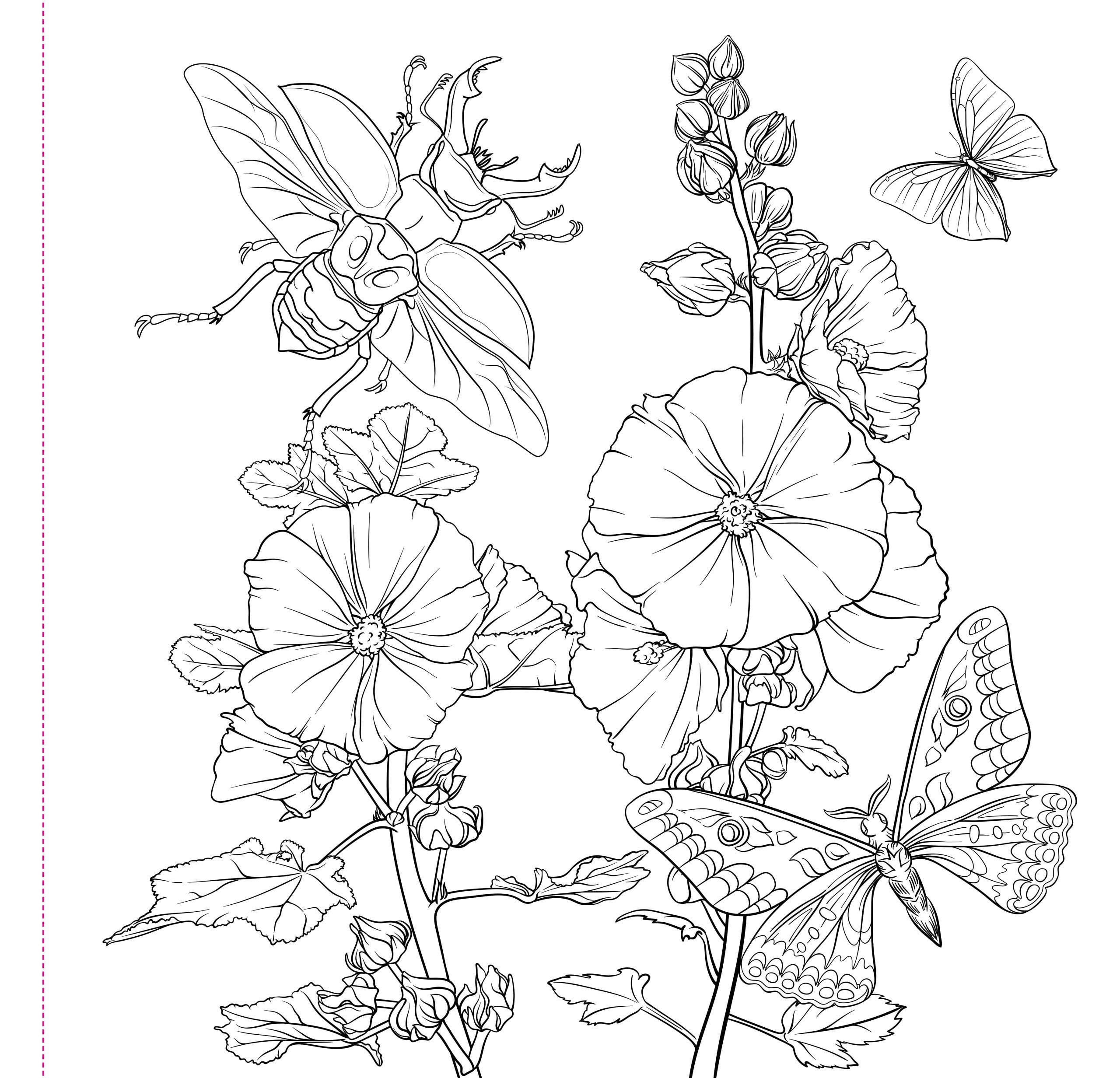 Goth Garden Adult Coloring Book - Image 4