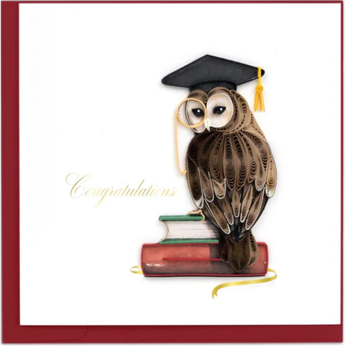 Quilling Card Graduation Owl Card (CG830) - Image 2