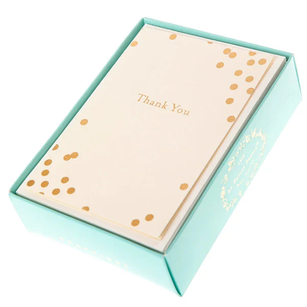 Graphique de France Confetti Thank You Boxed Cards - Image 2
