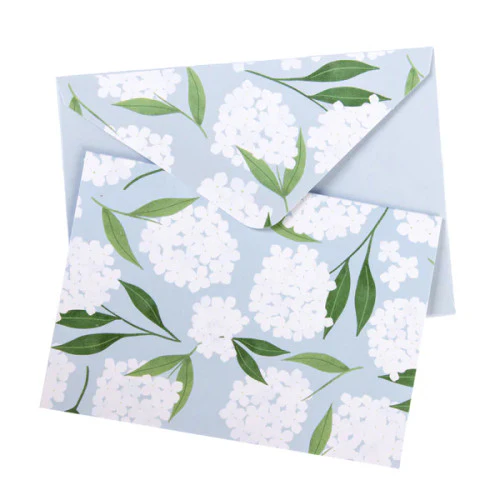 Graphique de France White Hydrangeas Boxed Cards - Image 3