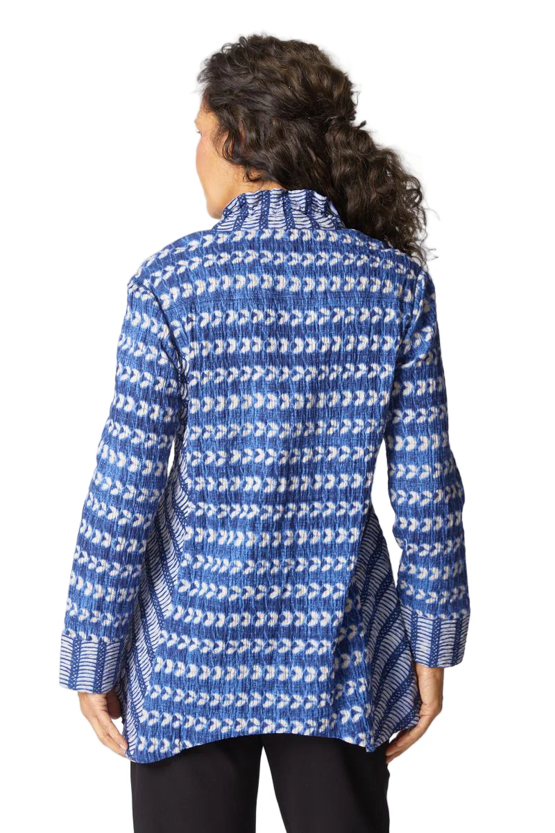 Habitat Mixed Batiks Artist Swing Shirt (NVY) (48919) - Image 2