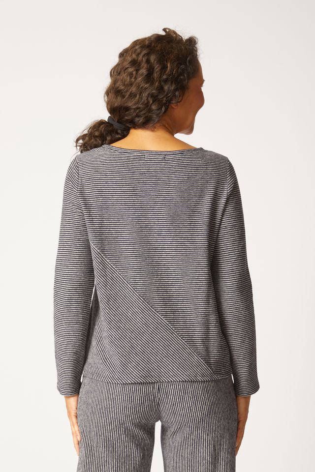 Habitat Pasadena Stripe Huntington Top (BLK) (21533) - Image 2