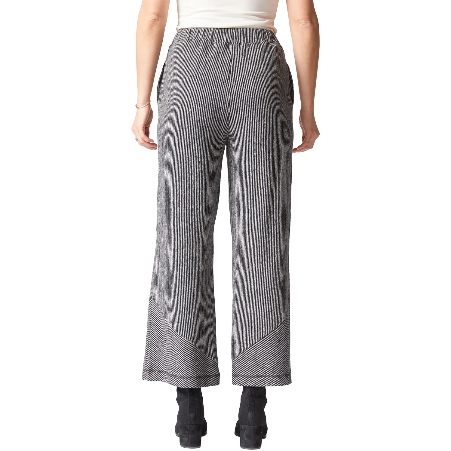 Habitat Pasadena Stripe Veranda Pant (BLK) (21569) - Image 2