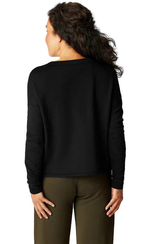 Habitat Passport Knit Wander Solid Black Pullover (52129) - Image 2