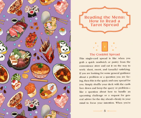 Hachette Anime Food Tarot Card Deck & Guidebook Collectible - Image 2