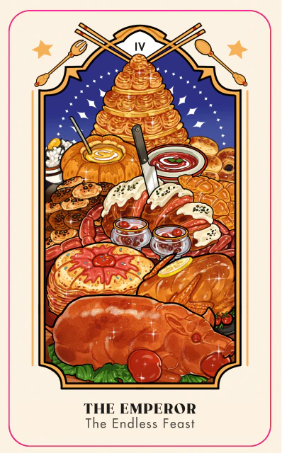Hachette Anime Food Tarot Card Deck & Guidebook Collectible - Image 3