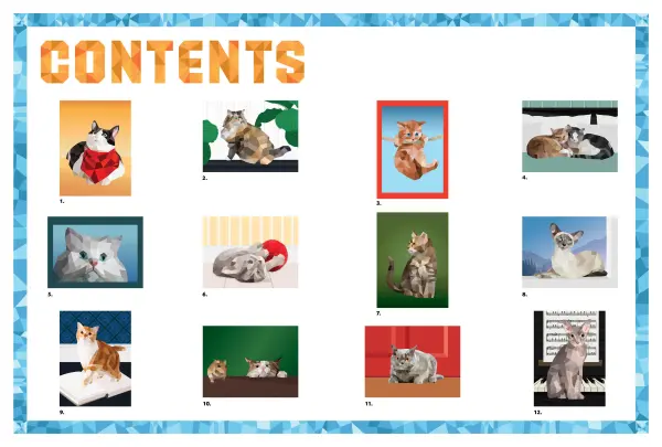 Hachette Paint By Sticker Cats Sticker Book - Image 2