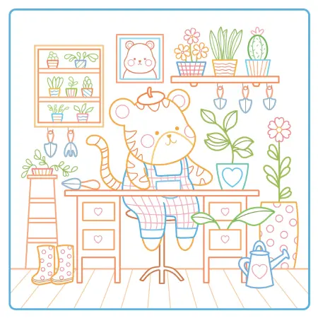 Hachette Secret Garden Cozy Colo Coloring Book - Image 2