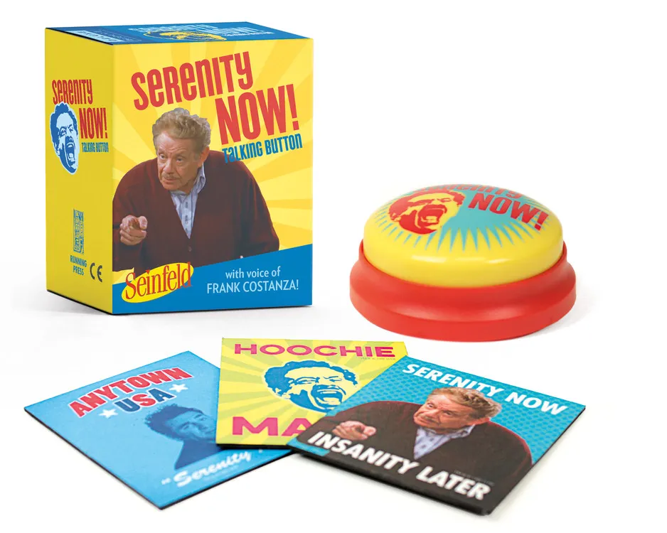 RP Minis Seinfeld Now Talking Button With Voice of Frank Cosanza