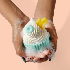 Handmade Artisan Pool Party Cupcake Soap - Image 2