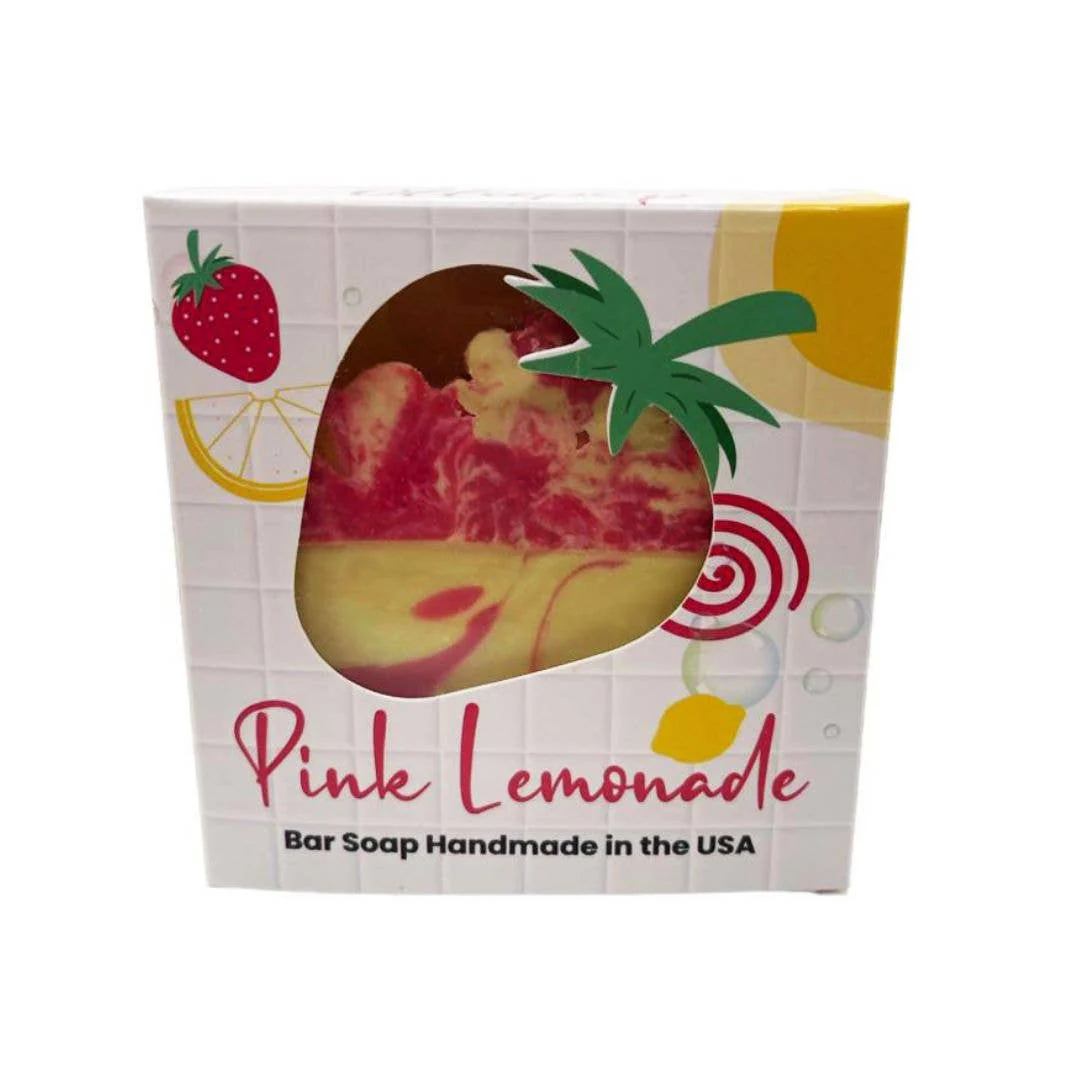Handmade Pink Lemonade Bar Soap - Image 3