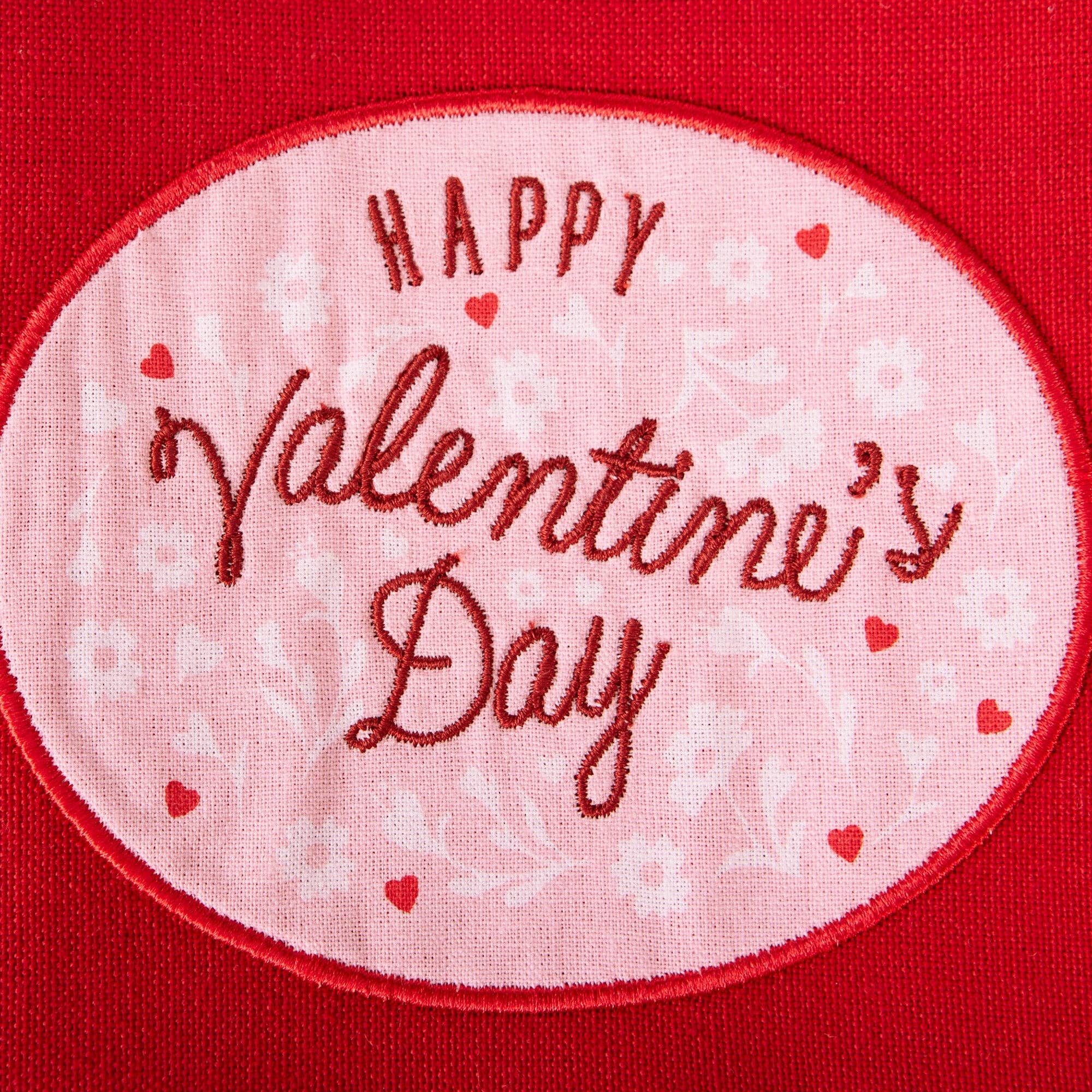 Happy Valentine's Day Embellished Dishtowel - Image 3