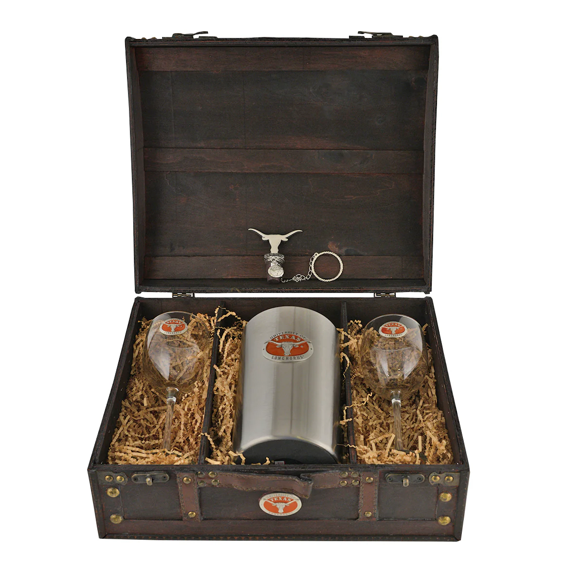 Heritage Texas Longhorn Wine Bucket Set With Enamel Medallions (WSC10122EO) - Image 2