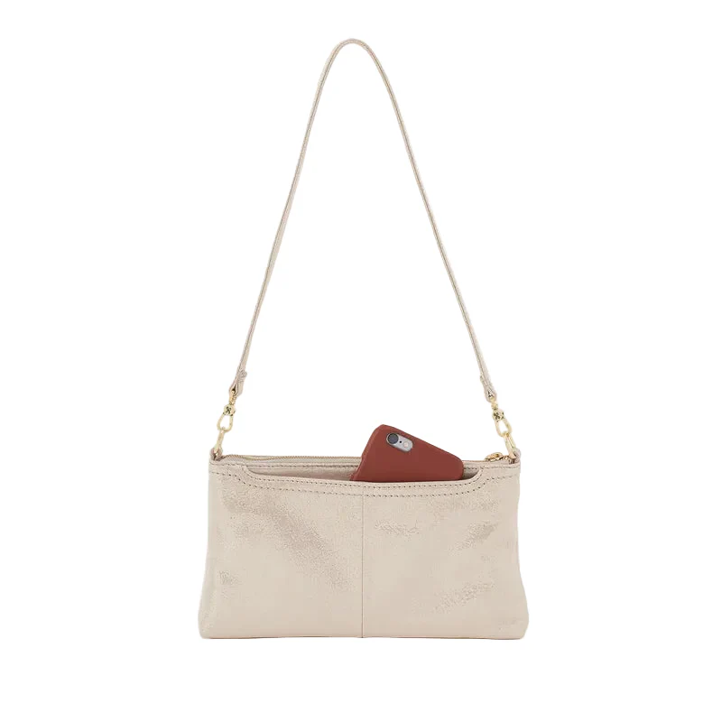 HOBO Darcy Polished Leather Crossbody (Sand Shimmer )(VI-35810SSHR) - Image 2
