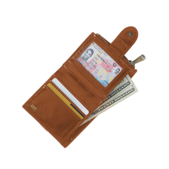 HOBO Dunn Polished Leather Mini Wallet (2 Colors) - Image 2