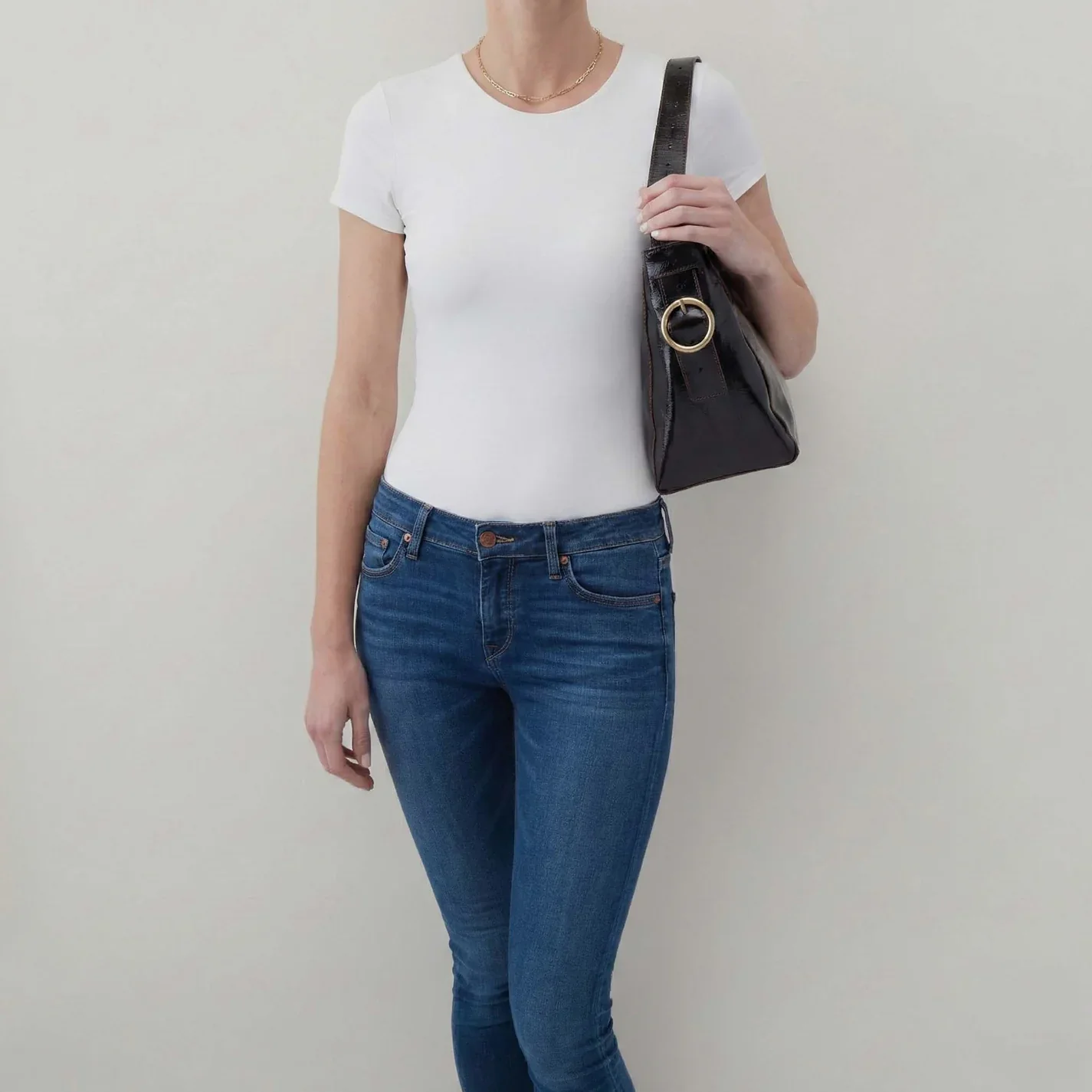 HOBO Render leather Shoulder Bag (Black ) (VI-35775BLK) - Image 2
