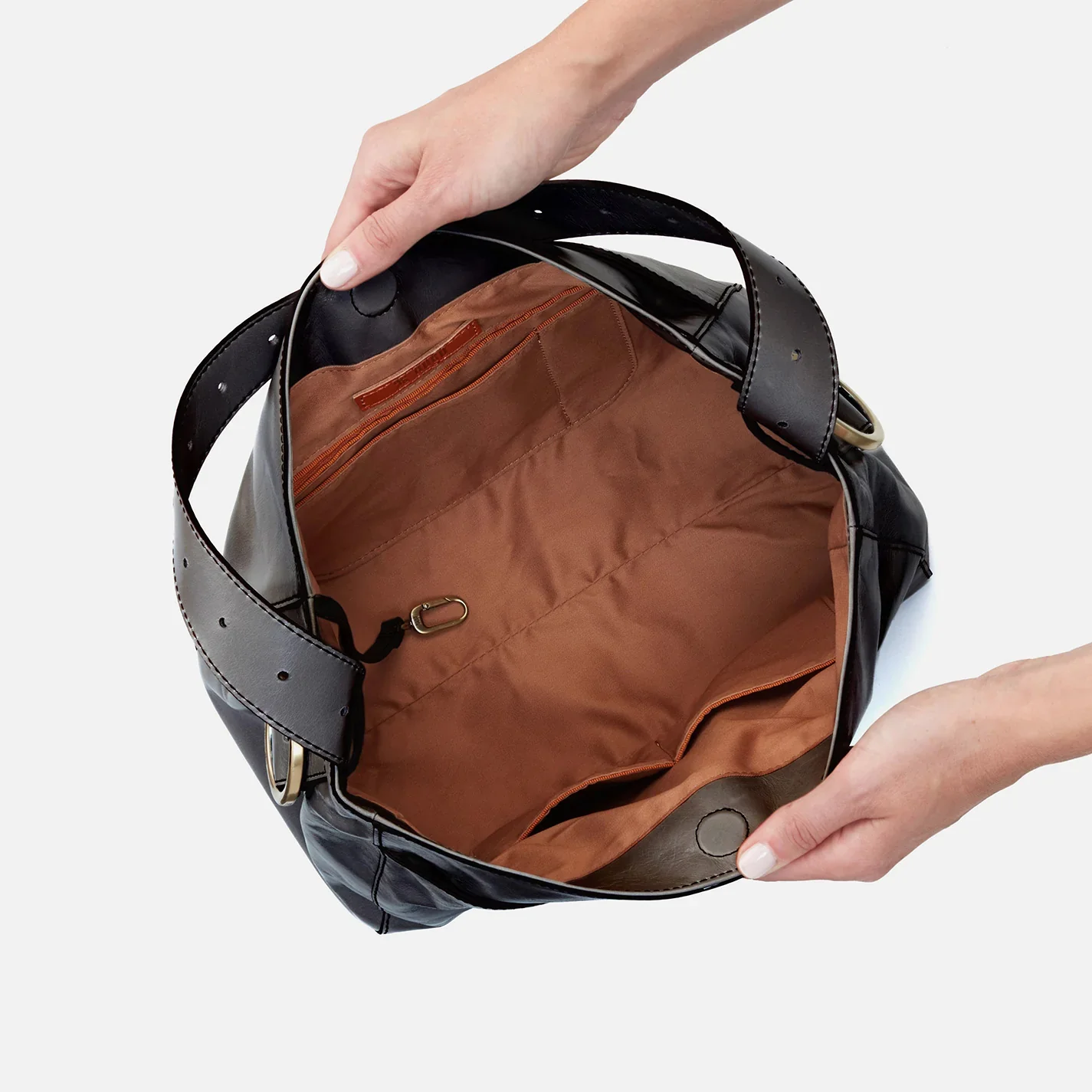 HOBO Render leather Shoulder Bag (Black ) (VI-35775BLK) - Image 3