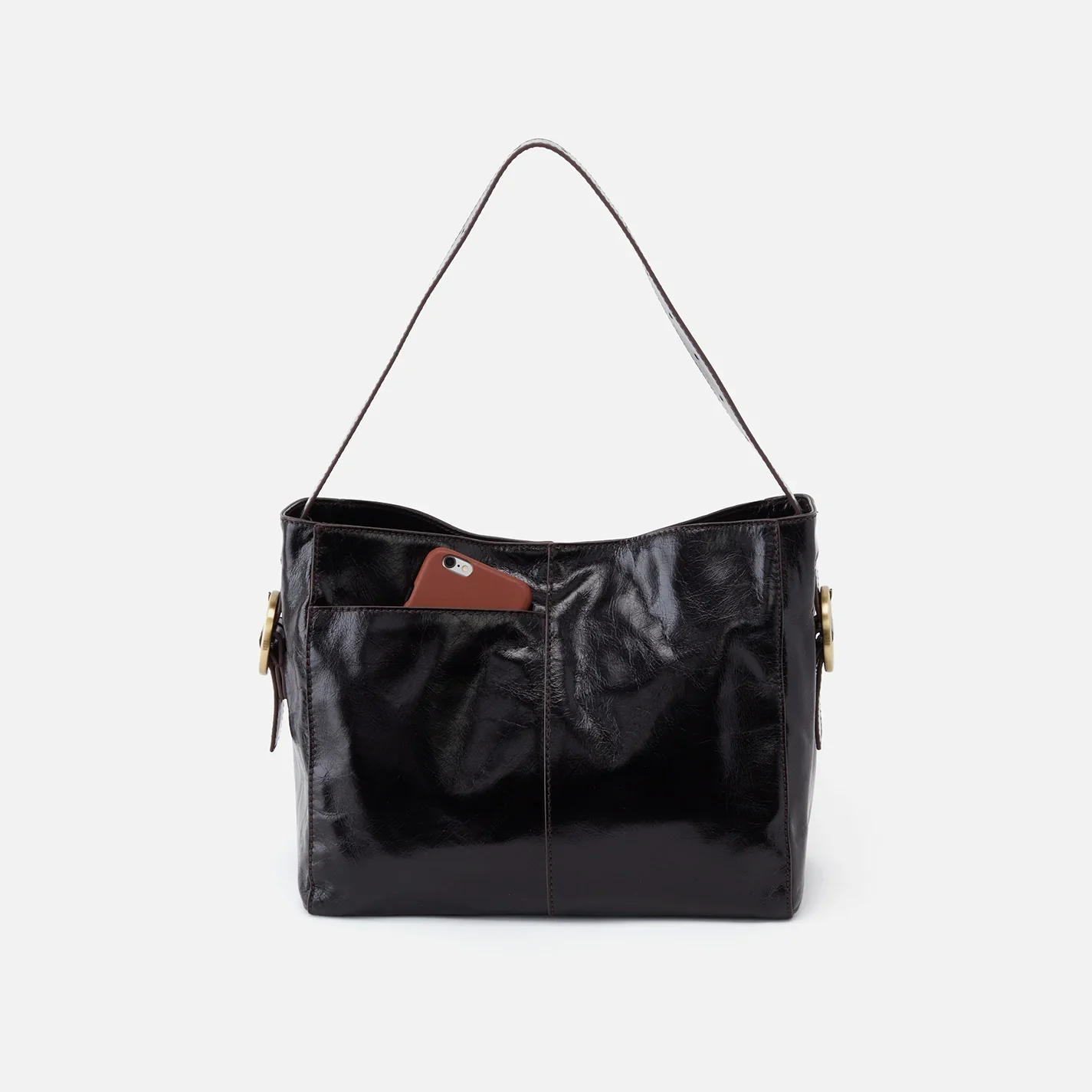 HOBO Render leather Shoulder Bag (Black ) (VI-35775BLK) - Image 4