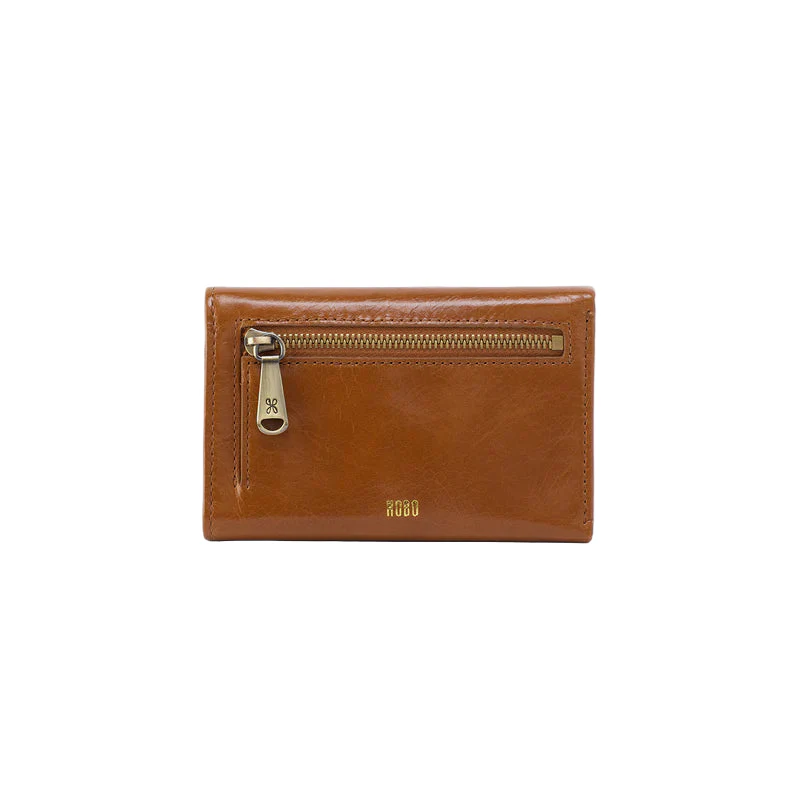 HOBO Jill Polished Leather Trifold Wallet (2 Colors) - Image 4