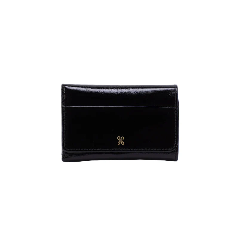 HOBO Jill Polished Leather Trifold Wallet (2 Colors) - Image 5