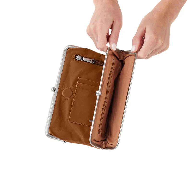 HOBO Lauren Polished Leather Clutch-Wallet (2 Colors) - Image 4