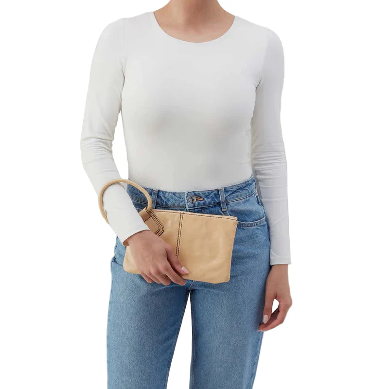 HOBO Sable Polished Leather Wristlet (6 Colors) - Image 3
