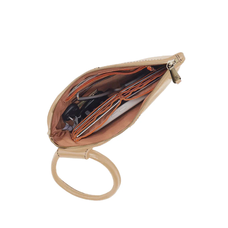 HOBO Sable Polished Leather Wristlet (6 Colors) - Image 5