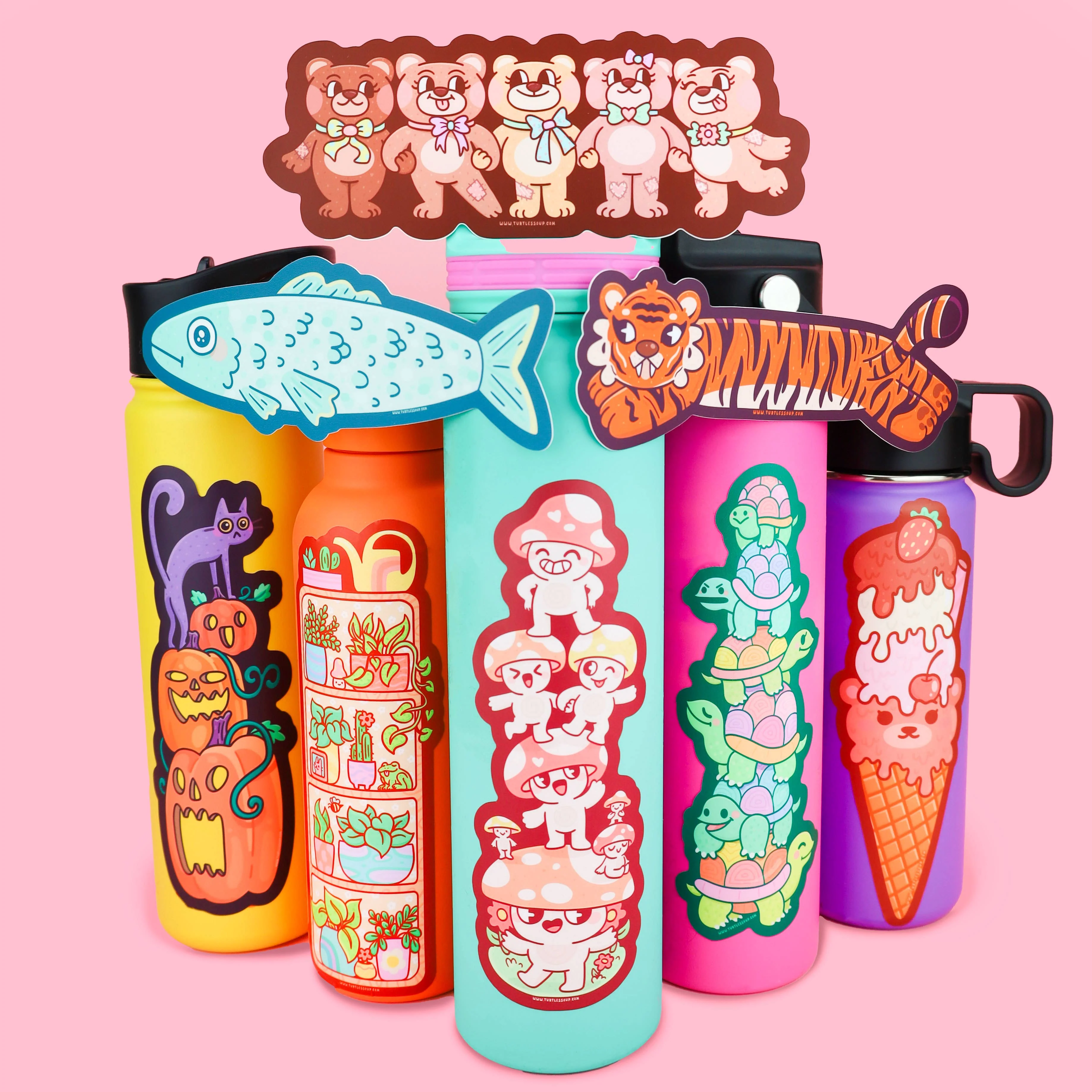 Hot Dog Long Vinyl Sticker - Image 3
