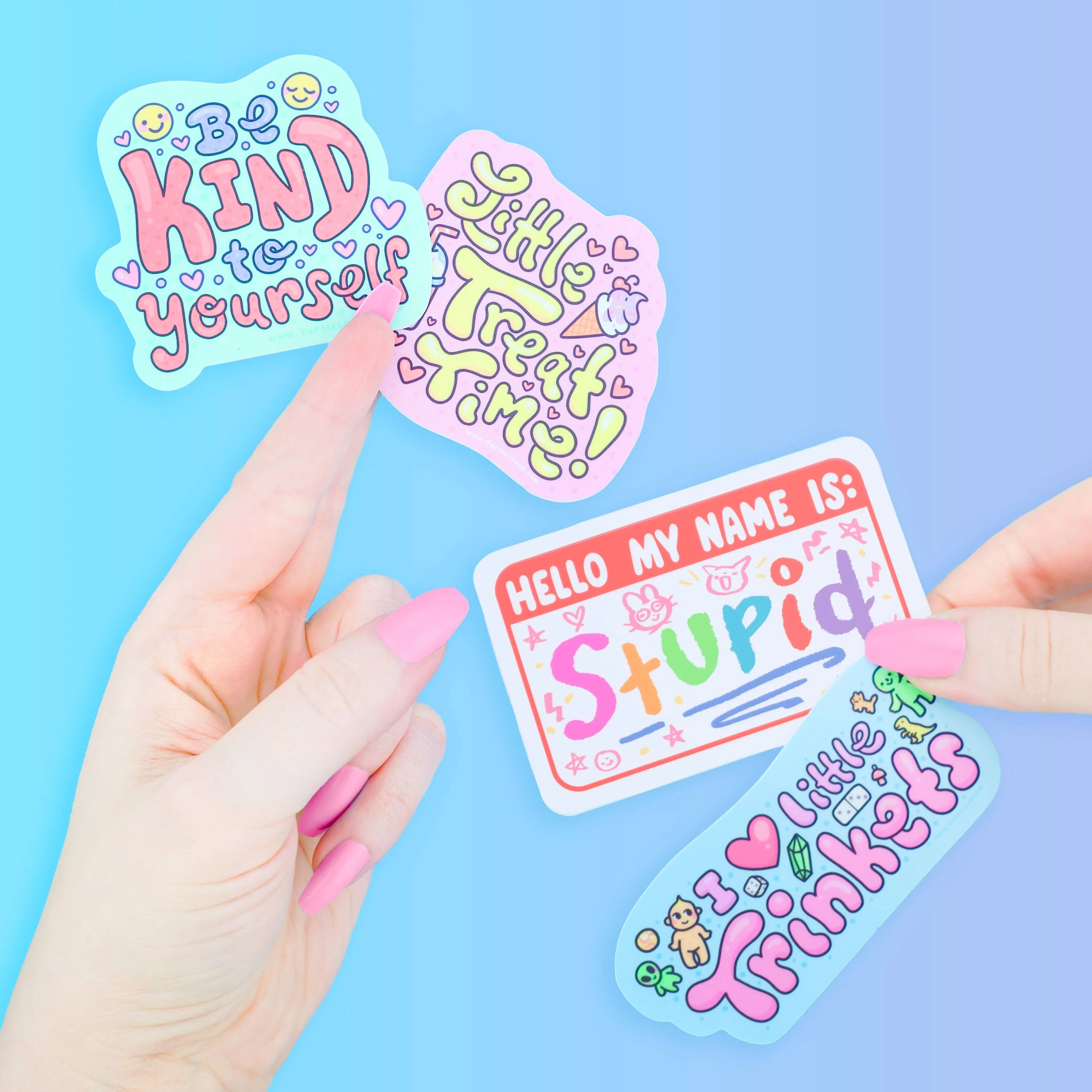 I Heart Little Trinkets, Cute, Collector, Vinyl Sticker - Image 2