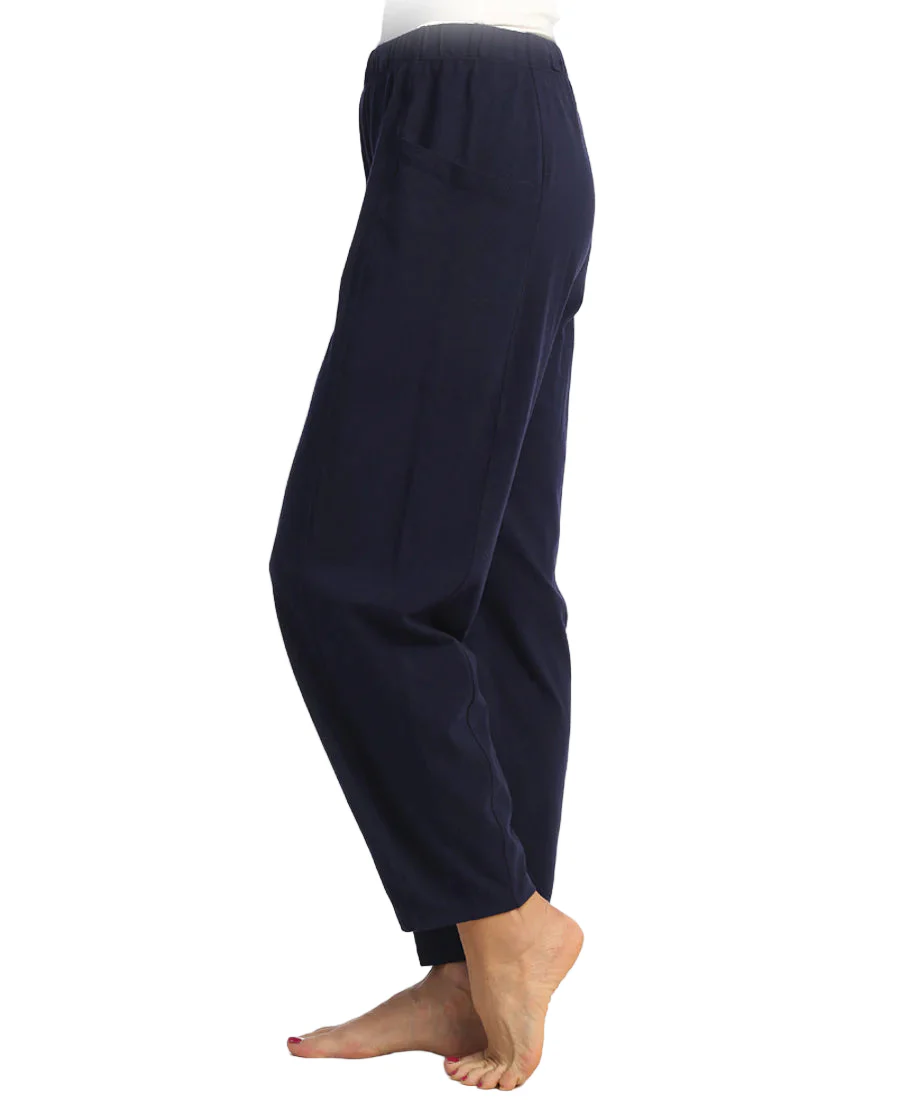 Jess & Jane Lantern Side Patch Pocket Knit Pants (Multiple Colors) (M100) - Image 10