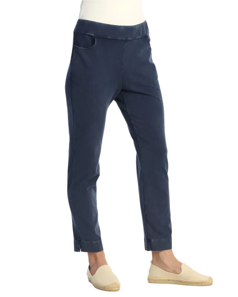 Jess & Jane Slim Scoop Pockets Split Ankle Pant (M132) - Image 5