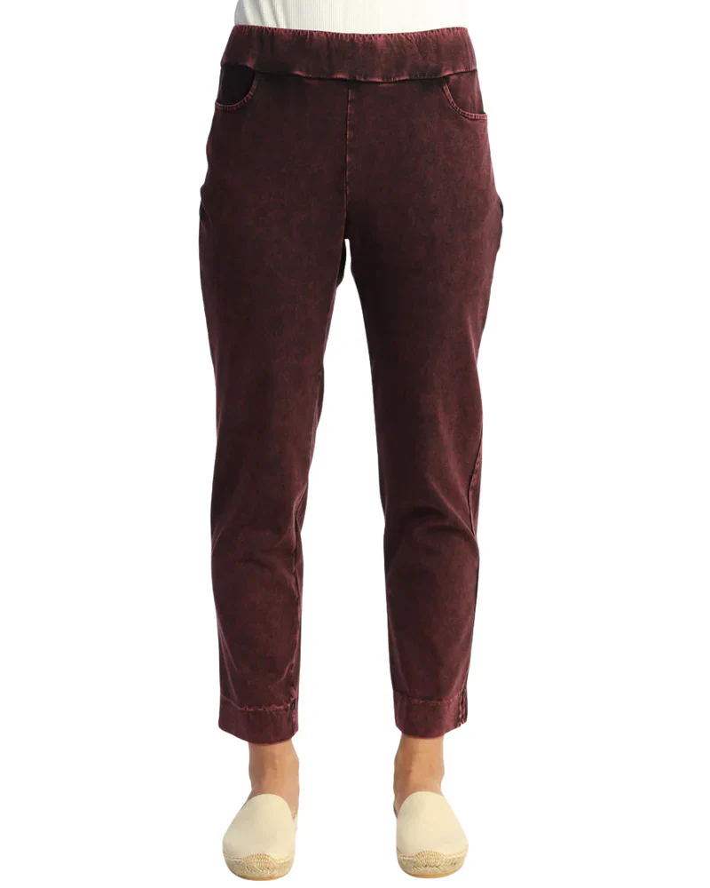 Jess & Jane Slim Scoop Pockets Split Ankle Pant (M132) - Image 6