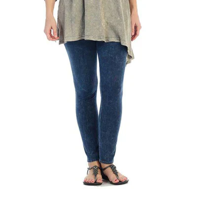 Jess & Jane Cotton Spandex Ankle Legging (Multiple Colors) (M31) - Image 4