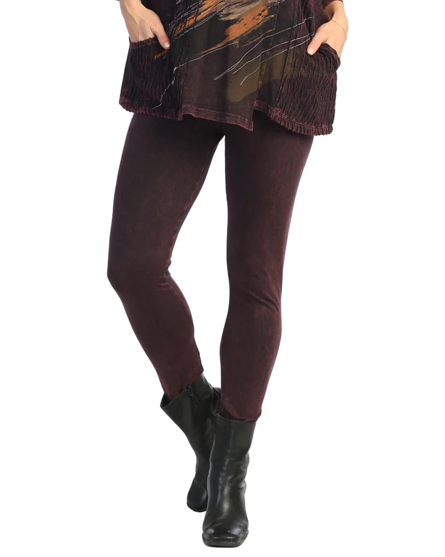 Jess & Jane Cotton Spandex Ankle Legging (Multiple Colors) (M31) - Image 7