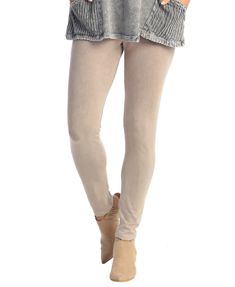 Jess & Jane Cotton Spandex Ankle Legging (Multiple Colors) (M31) - Image 8