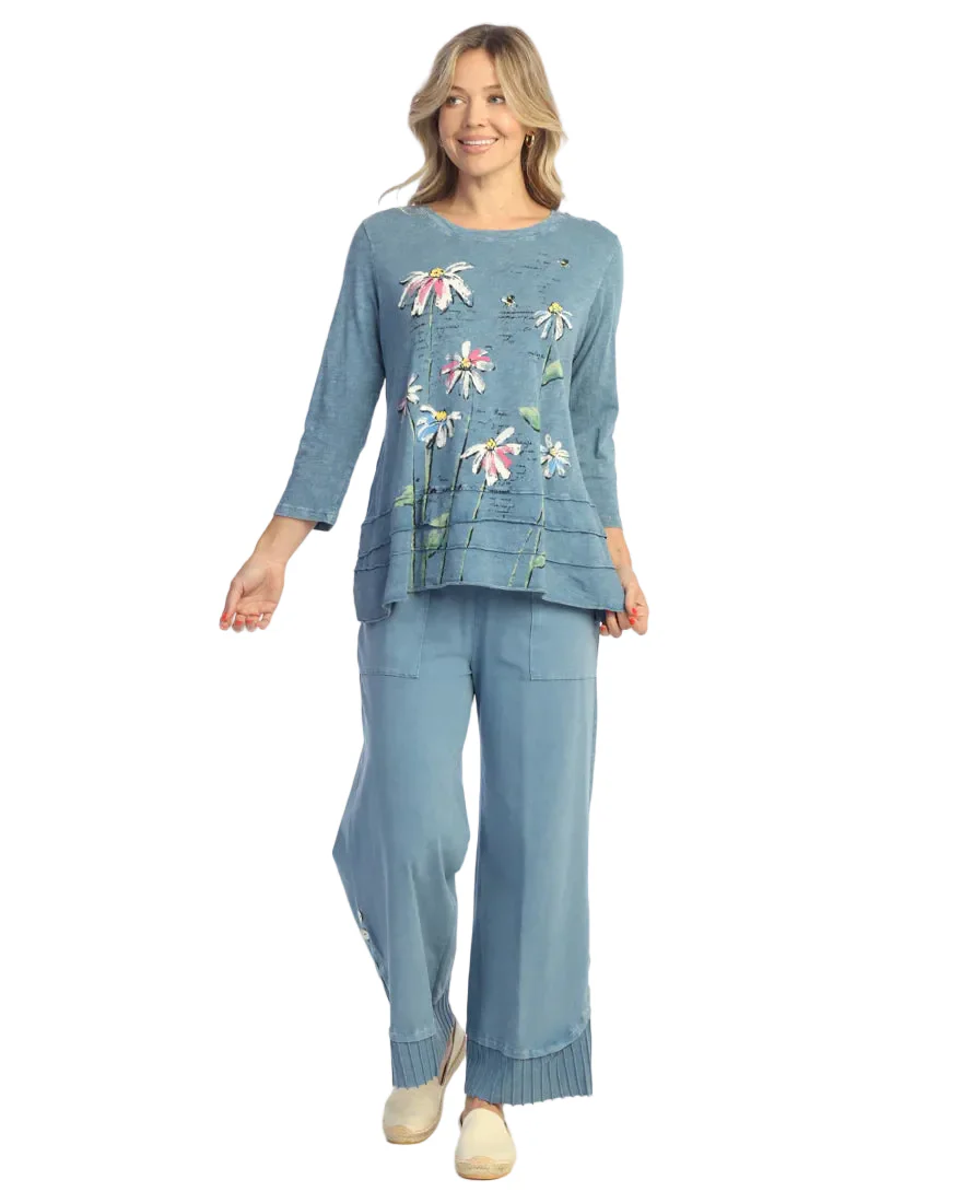Jess & Jane Lola Ruffle Layer Hem Tunic (M66-2089)(Riva) - Image 2