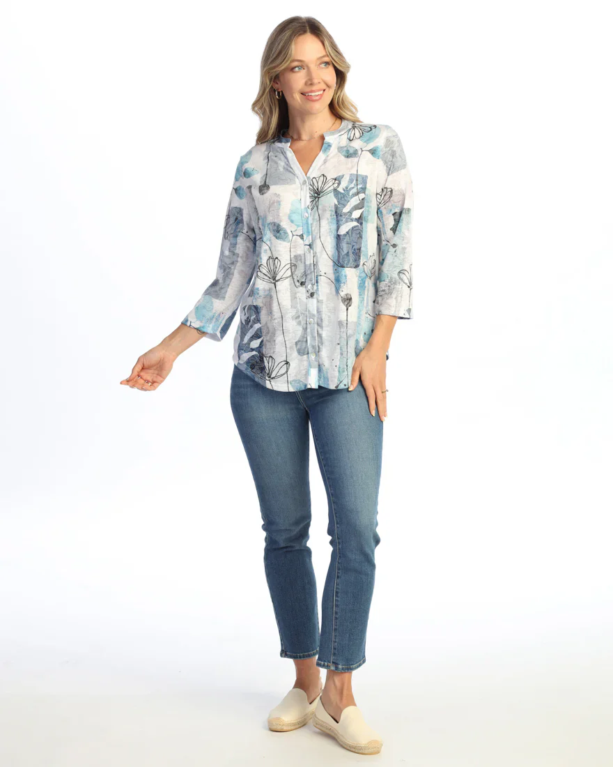 Jess and Jane Dee Dee Button Down Shirt (SG2-2173) - Image 2