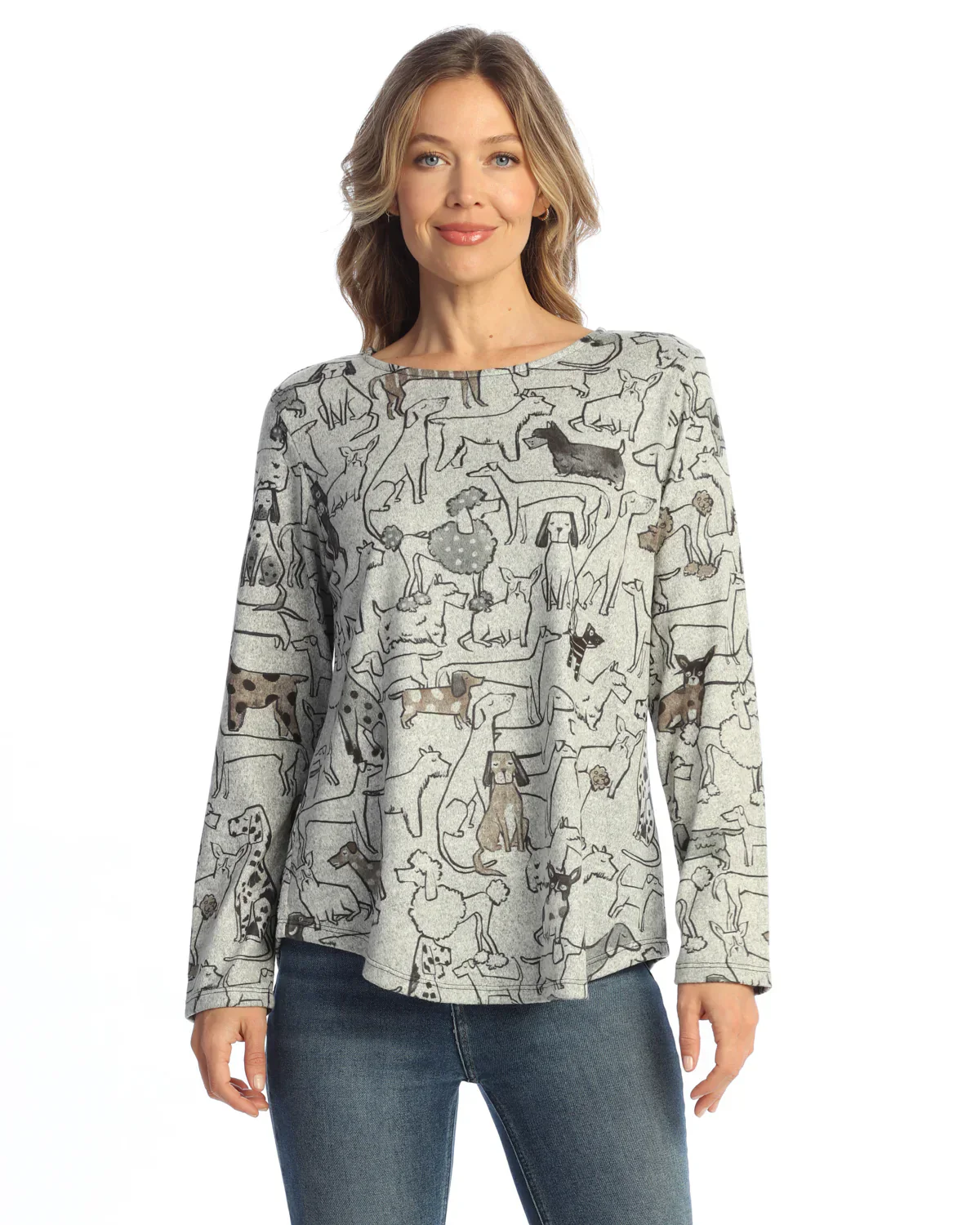 Jess & Jane Paw Pals French Brush Tunic (FB10-2119)(Multi)