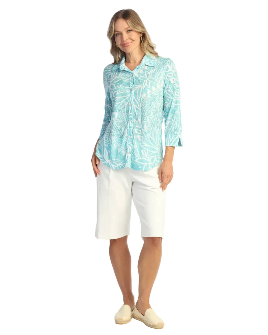 Jess & Jane Nautica Button Front Shirt (SG1-2204) - Image 2