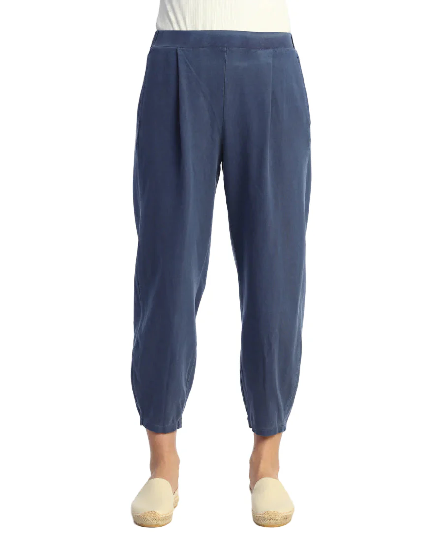 Jess & Jane Weekend Lantern Side Seam Pocket Pants (5 Colors) (WK14)