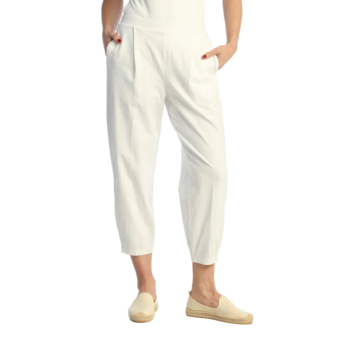 Jess & Jane Weekend Lantern Side Seam Pocket Pants (5 Colors) (WK14) - Image 5