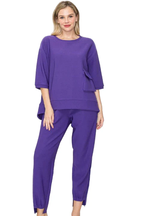 Joh Katie Knit Crepe Pants (3 Colors) (33071K) - Image 2