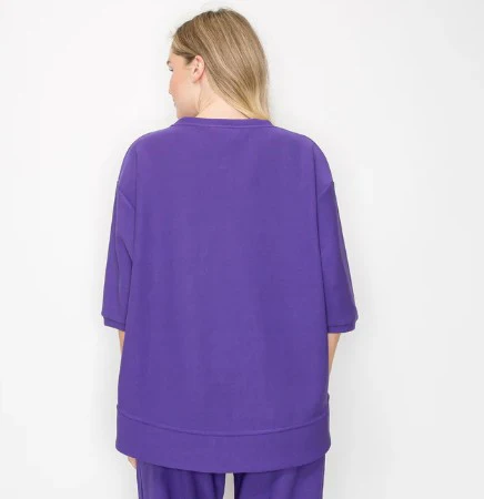 Joh Karen Knit Crepe Top (3 Colors) (33069K) - Image 5
