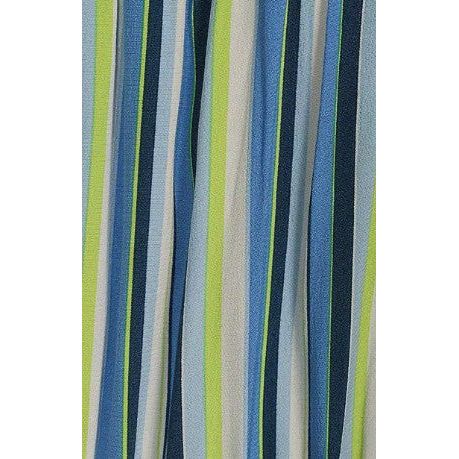 John Mark Blue Stripe Wire Collar Tiered Dress - Image 3