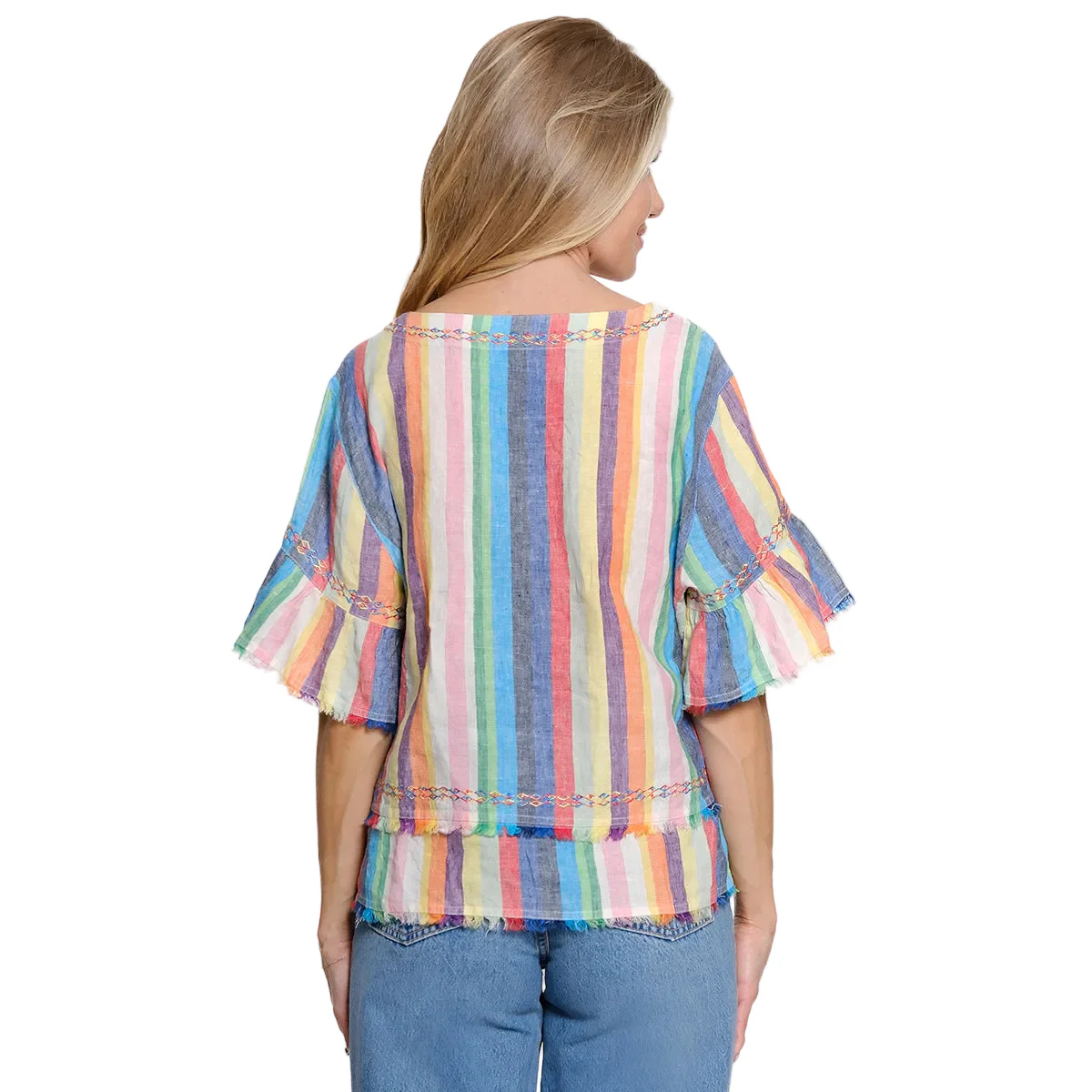 John Mark Yard Dyed Stripe Pull On-Top (J26439TM) - Image 2