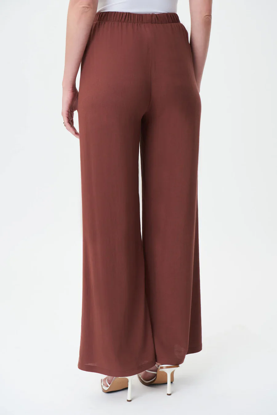 Joseph Ribkoff  Wide Leg Shirred  Pant (2321050)(Expresso) - Image 2