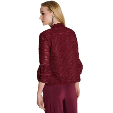 Joseph Ribkoff 2 Piece Merlot Jacket & Shell (251756)(Merlot) - Image 2