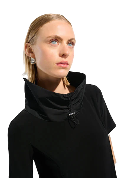 Joseph Ribkoff Black Midi Shift  Dress - Image 4