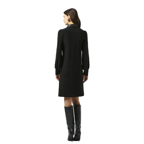 Joseph Ribkoff Black Trapeez Dress (253164)(Black) - Image 4